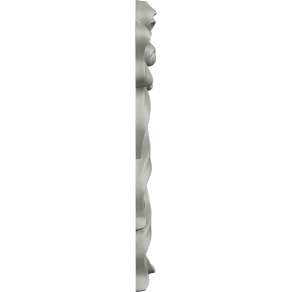 Ekena Millwork - ONL04X11X01VE - 4 3/4"W x 12 3/8"H x 7/8"P Versailles Medium Ribbon with Bow Drop Onlay