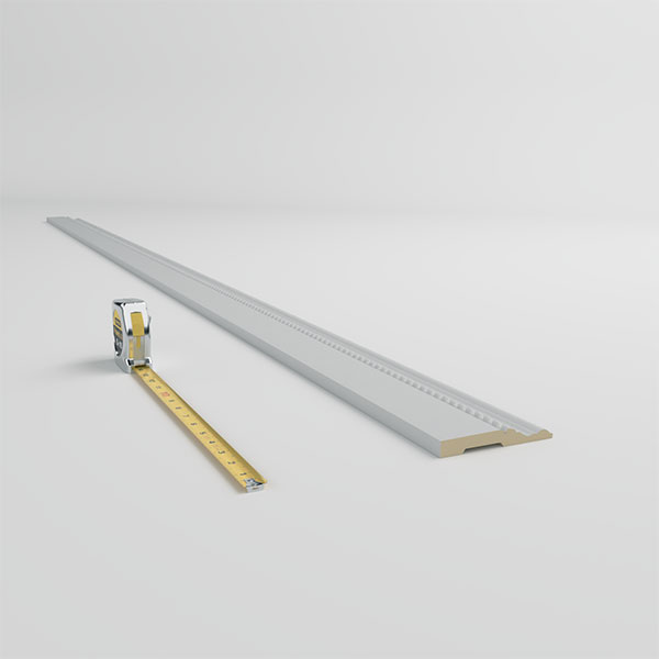 Ekena Millwork - BBD04X01OS - 4 1/2"H x 5/8"P x 94 1/2"L Oslo Rope Baseboard Moulding