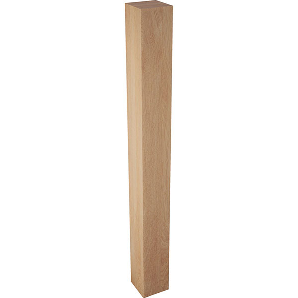 Brown Wood Products - BW01613010-1 - 3"W x 3"D x 29"H Square Column Leg