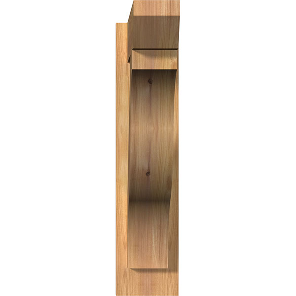 Ekena Millwork - OUTFST06 - Funston Slat Style Rustic Timber Wood Outlooker