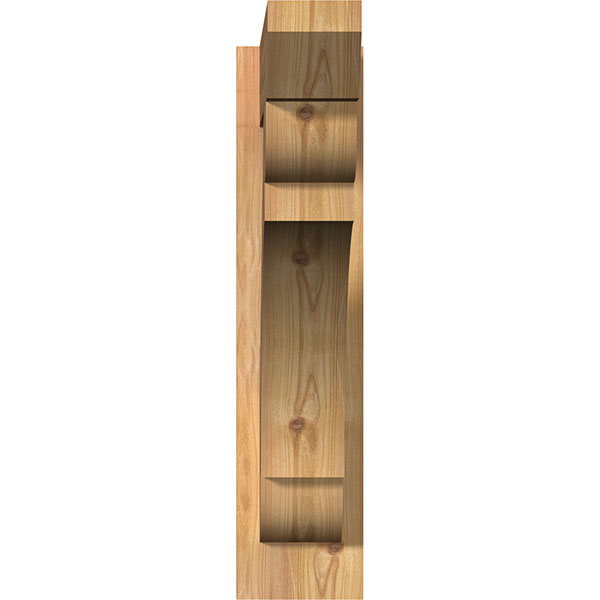 Ekena Millwork - OUTOLY06 - Olympic Slat Style Rustic Timber Wood Outlooker