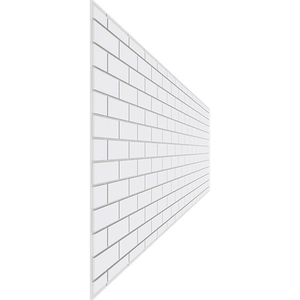 Ekena Millwork - WPKPSBK - Subway Brick PVC Fretwork Wainscot Wall Panel
