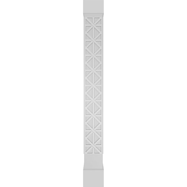 Ekena Millwork - CCENIMP - Craftsman Classic Square Non-Tapered Imperial Fretwork Column