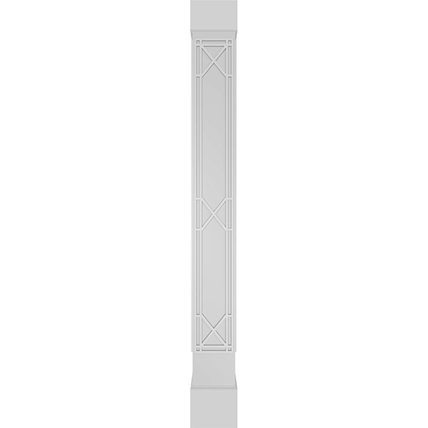 Ekena Millwork - CCENBNG - Craftsman Classic Square Non-Tapered Bungalow Fretwork Column