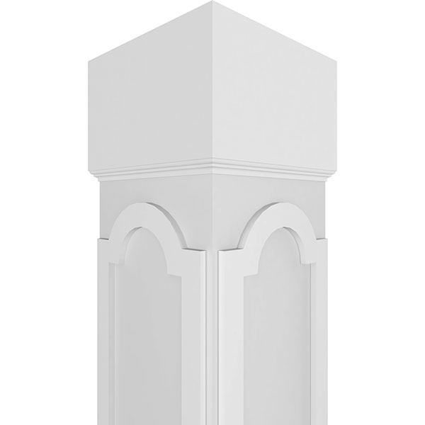 Ekena Millwork - CCENPMT - Craftsman Classic Square Non-Tapered Paramount Fretwork Column