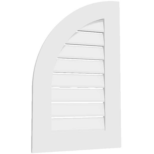 Ekena Millwork - GVPS - Surface Mounted Architectural Grade PVC Gable Vent