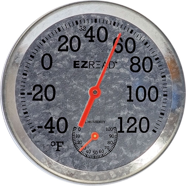 EZRead Dial Thermometer & Hygrometer