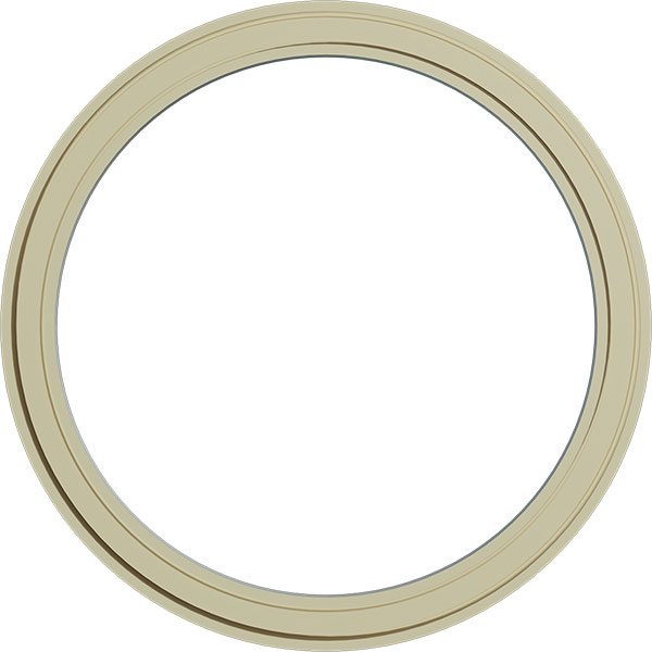 Ekena Millwork - CR23CL_P - 24"OD x 20"ID x 2"W x 7/8"P Claremont Ceiling Ring