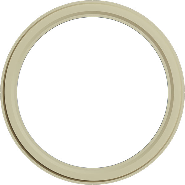 Ekena Millwork - CR39DE_P - 40 1/2"OD x 33 1/4"ID x 3 5/8"W x 1 1/8"P Devon Ceiling Ring