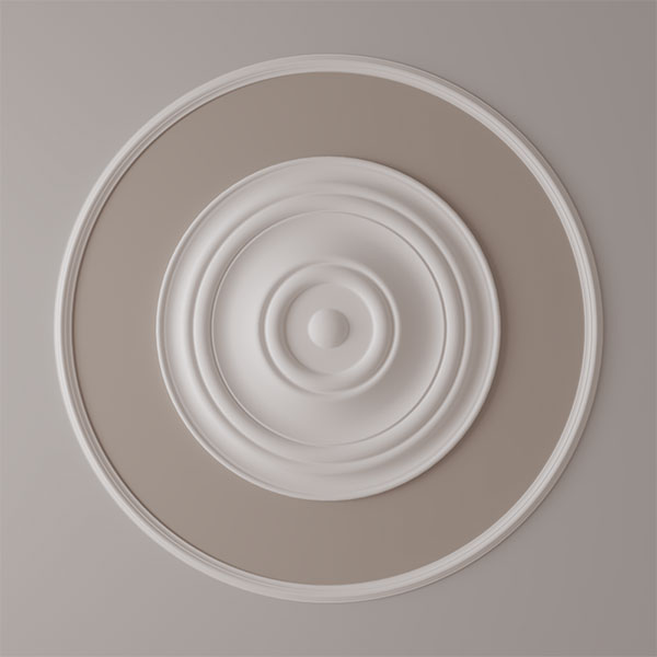 Ekena Millwork - CR50TR_P - 50 3/8"OD x 47 1/4"ID x 1 5/8"W x 3/4"P Traditional Ceiling Ring