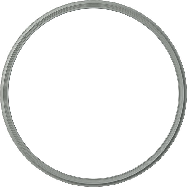 Ekena Millwork - CR69CH_P - 69"OD x 62 3/4"ID x 3 1/8"W x 1 1/4"P Chesterfield Ceiling Ring