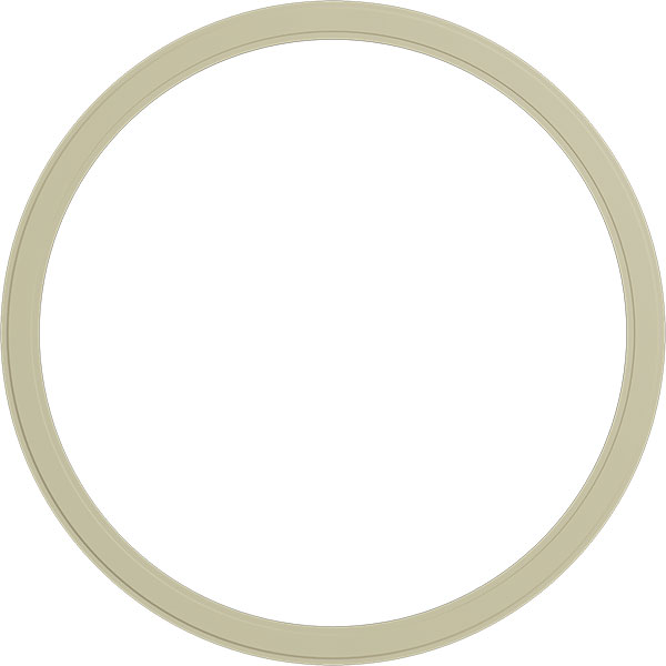 Ekena Millwork - CR78SP_P - 79 1/2"OD x 70 1/4"ID x 4 5/8"W x 1 1/8"P Spiral Ceiling Ring