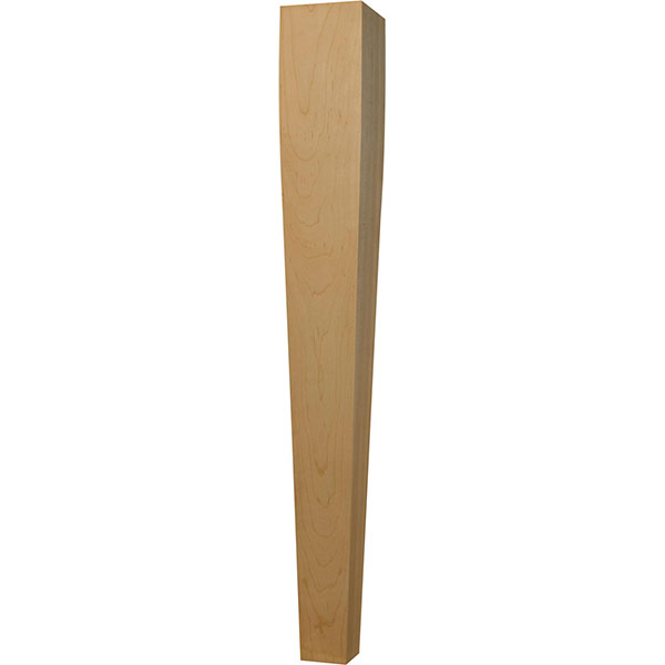 Osborne Wood Products, Inc. - OSDTLFST - Four Sided Tapered Dining Table Leg
