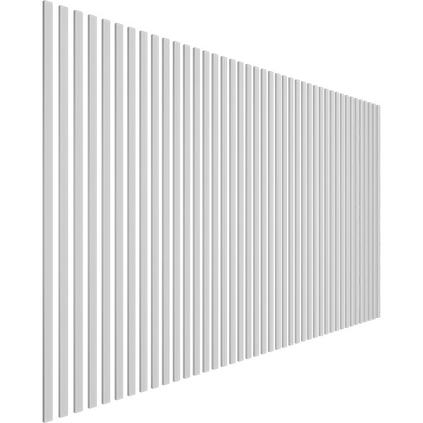 Ekena Millwork - SWP - Slat Wall PVC Wall Panel Kit