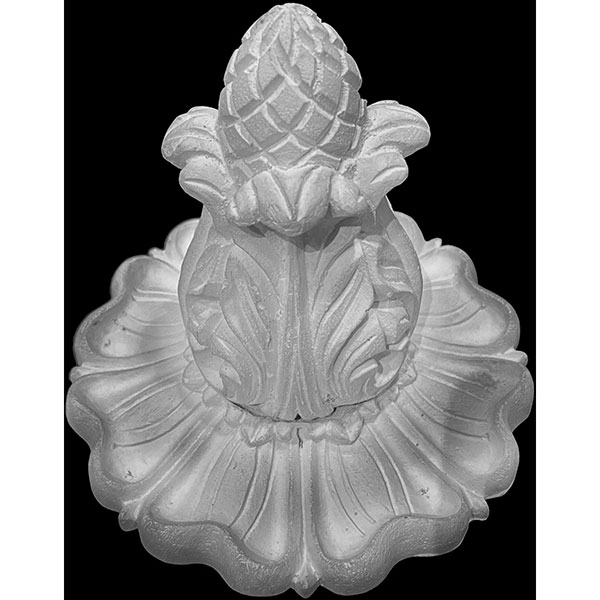 Pearlworks - FIN-131 - Approx. 5" Dia. x 4 1/2"H  Acanthus Leaf Finial.