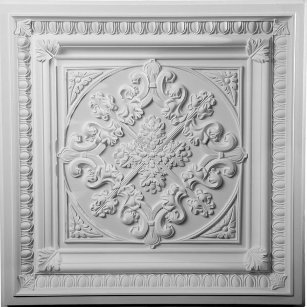 Ekena Millwork - CT24X24ED - 24"W x 24"H x 2 3/8"P Edwards Ceiling Tile