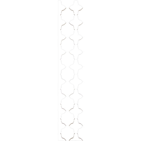 Ekena Millwork - SWPPDA - Pandora PVC Adjustable Decorative Slat Wall Panel Kit
