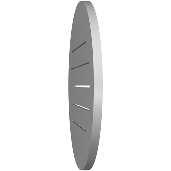 Ekena Millwork - GVSHO01 - Horizontal Oval Surface Mount Signature Urethane Gable Vent Standard Frame, Primed Tan
