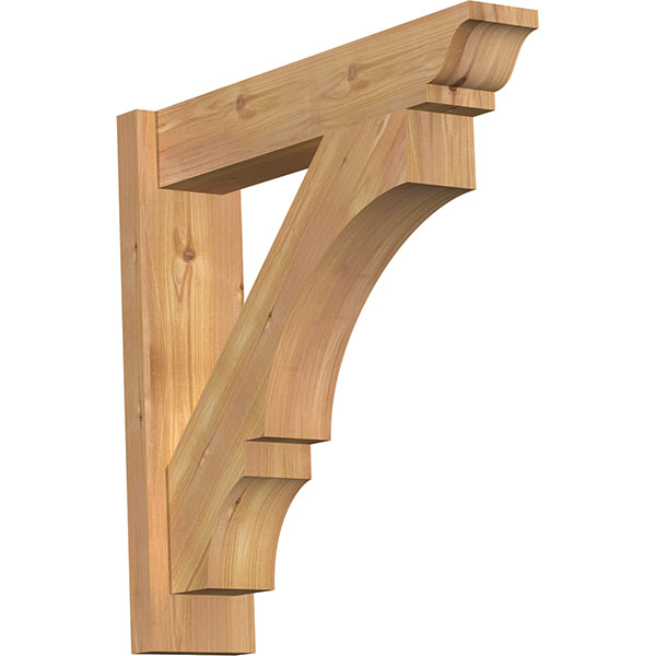 Ekena Millwork - OUTBOA01 - Balboa Traditional Style Rustic Timber Wood Outlooker