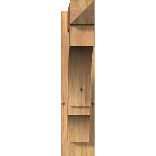 Ekena Millwork - OUTBOA03 - Balboa Arts & Crafts Style Rustic Timber Wood Outlooker