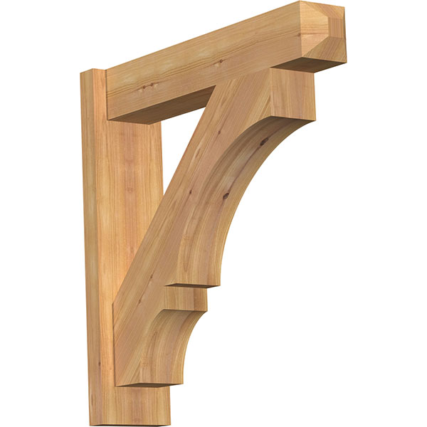 Ekena Millwork - OUTBOA04 - Balboa Craftsman Style Rustic Timber Wood Outlooker