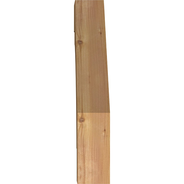 Ekena Millwork - BRCMRC00 - Merced Rustic Wood Knee Brace