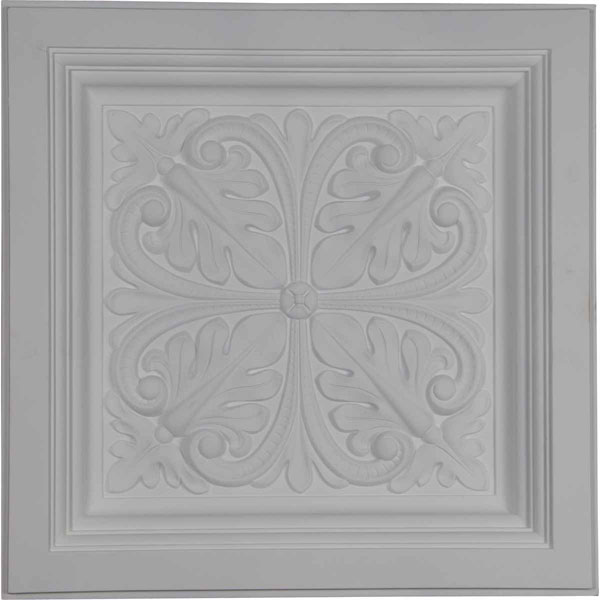 Ekena Millwork - CT24X24CN - 23 7/8"W x 23 7/8"H x 2 1/2"P Cornelia Ceiling Tile