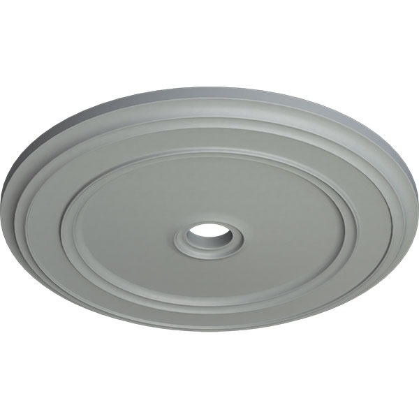 Ekena Millwork - CM41CL_P - 41 1/8"OD x 4"ID x 2 1/8"P Classic Ceiling Medallion (Fits Canopies up to 5 1/2")