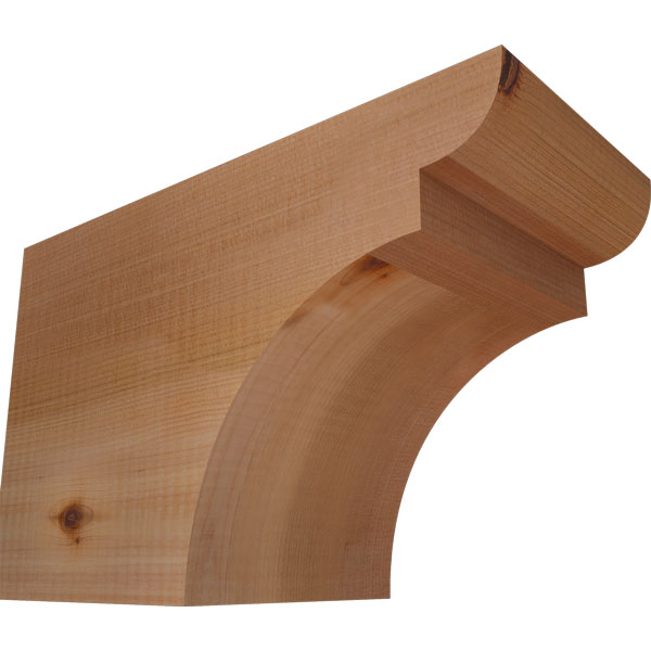Rustic Wood Yorktown Smooth Rafter Tail, 5 1/2