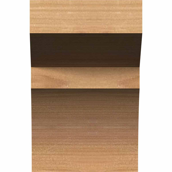Ekena Millwork - RFTMON00 - Monterey Rustic Timber Wood Rafter Tail