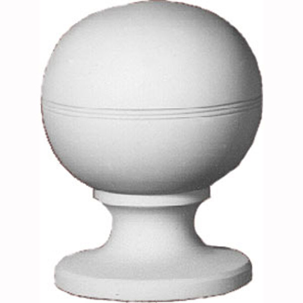 Fypon, Ltd. - B7X9 - 6 3/16"W x 8 1/2"H Full Round Decorative Ball Finial