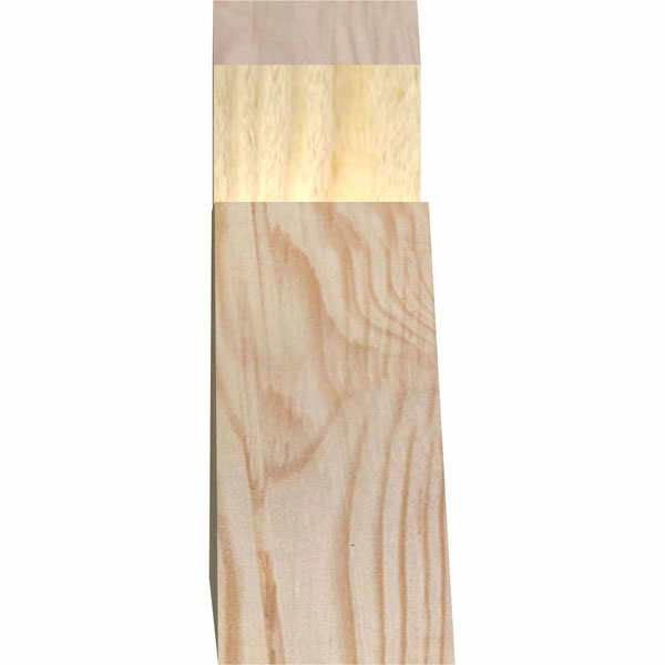 Ekena Millwork - GBWPOR00 - Portland Rustic Timber Gable Bracket