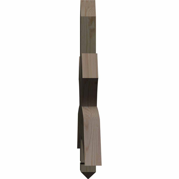 Ekena Millwork - GBWDAV00 - Davenport Rustic Timber Gable Bracket