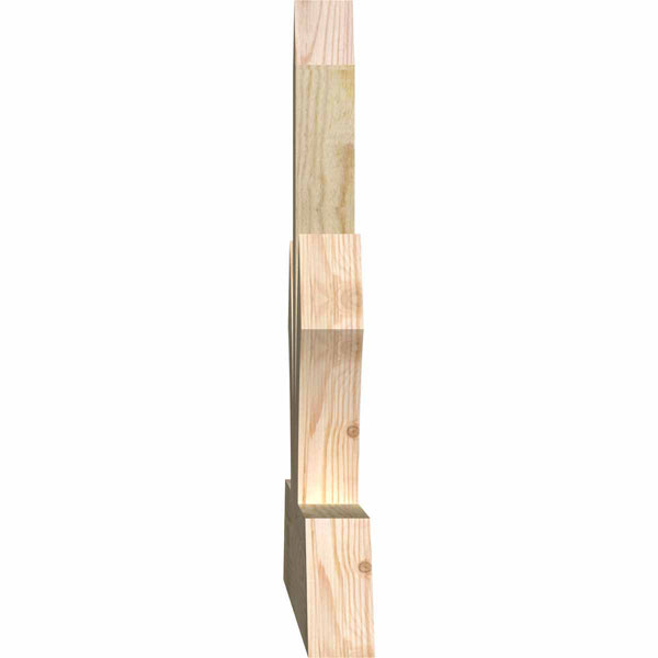 Ekena Millwork - GBWRIC00 - Richland Rustic Timber Gable Bracket