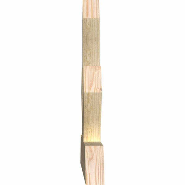 Ekena Millwork - GBWSAR00 - Saratoga Rustic Timber Gable Bracket