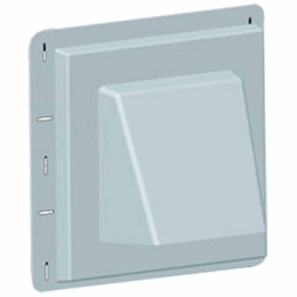 Mid-America - 00037814 - 7 1/2"W x 6 3/4"H, 4" Hooded Vent with Small Animal Guard for Fiber Cement Siding