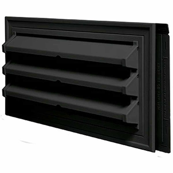 Mid-America - 140036410 - Builders Edge 18 1/2"W x 9 3/8"H x 2 1/8"D Foundation Master Molded Kit, Fixed Louver for New Construction or Remodeling