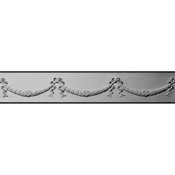 Pearlworks - FRZ-104 - 5 1/4" H x 3/4" D x 8'L Frieze, Bows And Swags Design