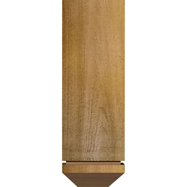 Ekena Millwork - BKTIER03 - Eris Arts & Crafts Ironcrest Rustic Timber Wood Bracket