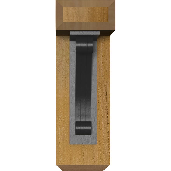Ekena Millwork - BKTILE04 - Legacy Craftsman Ironcrest Rustic Timber Wood Bracket