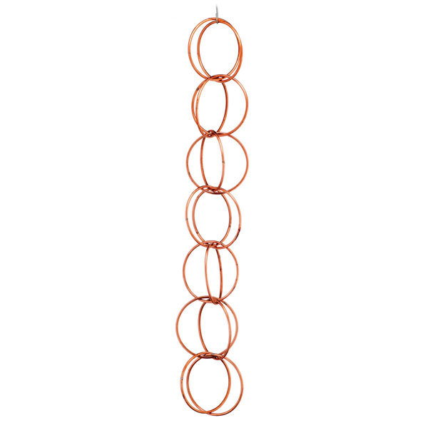 Good Directions - GD464P-8 - Double Link Pure Copper 8.5 ft. Rain Chain