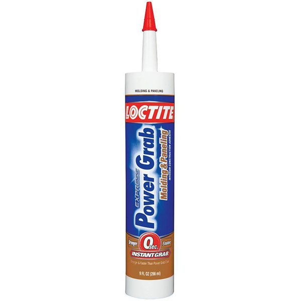 Henkel Corporation - 2023759 - Loctite Power Grab Express Molding and Paneling Adhesive - White, 9 fl. oz.