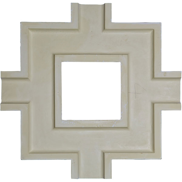 Ekena Millwork - CC08ISI02X36X36TR - 36"W x 2"P x 36"L Inner Square Intersection for 8" Traditional Coffered Ceiling System