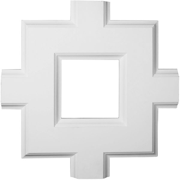 Ekena Millwork - CC08ISI02X36X36TR - 36"W x 2"P x 36"L Inner Square Intersection for 8" Traditional Coffered Ceiling System