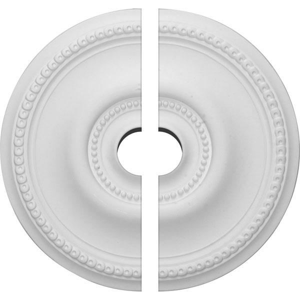 Ekena Millwork - CM20BE2-03500 - 20 5/8"OD x 3 1/2"ID x 1 3/8"P Raynor Ceiling Medallion, Two Piece (Fits Canopies up to 6")