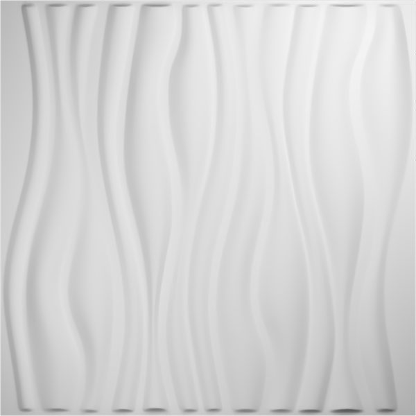 Ekena Millwork - WPLE - 19 5/8"W x 19 5/8"H Leandros EnduraWall Decorative 3D Wall Panel
