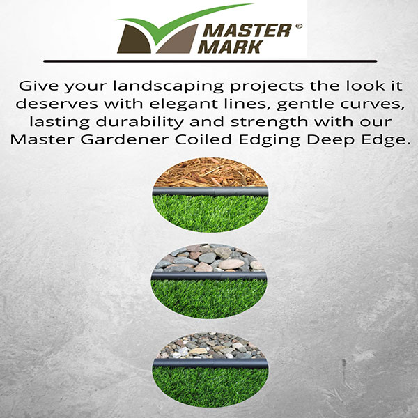Avon Plastics, Inc - MM22620 - 6"H x 20'L Master Gardener Deep Edge Landscape Edging (Includes a coupler & 5 stakes)