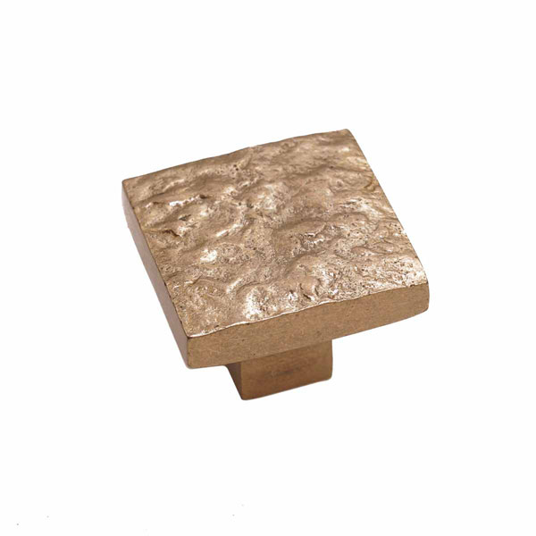 Hardware International - HI-DE-SQUARE-KNOB - Deco Style, Bronze Textured Square Knob