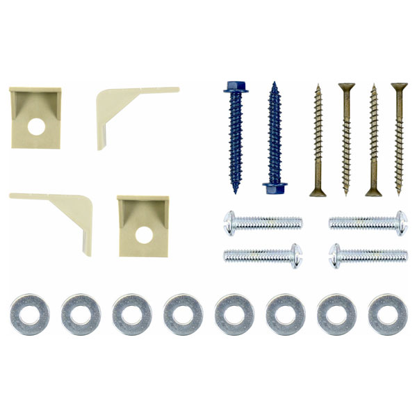 CW Ohio Inc. - ESINST - Endura-Stone™ Column Standard Installation Kit: Brackets, Bolts, Tapcon Screws, & Installation Guide