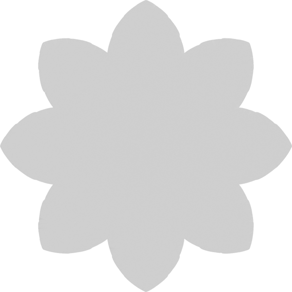 Ekena Millwork - ROSCCRLUF - Carlisle Flower Rosette